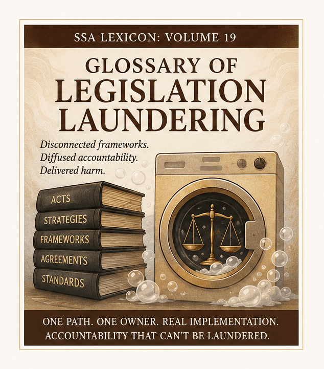 Legislation Laundering Glossary Tile